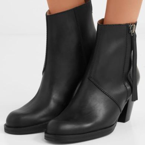 Acne Pistol Booties - Sz 36 Black - Used but Good Condition - Picture 1 of 7